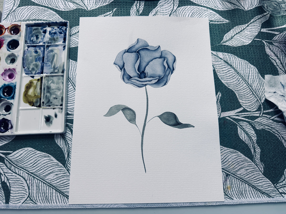 Shadow Flowers Watercolor Course