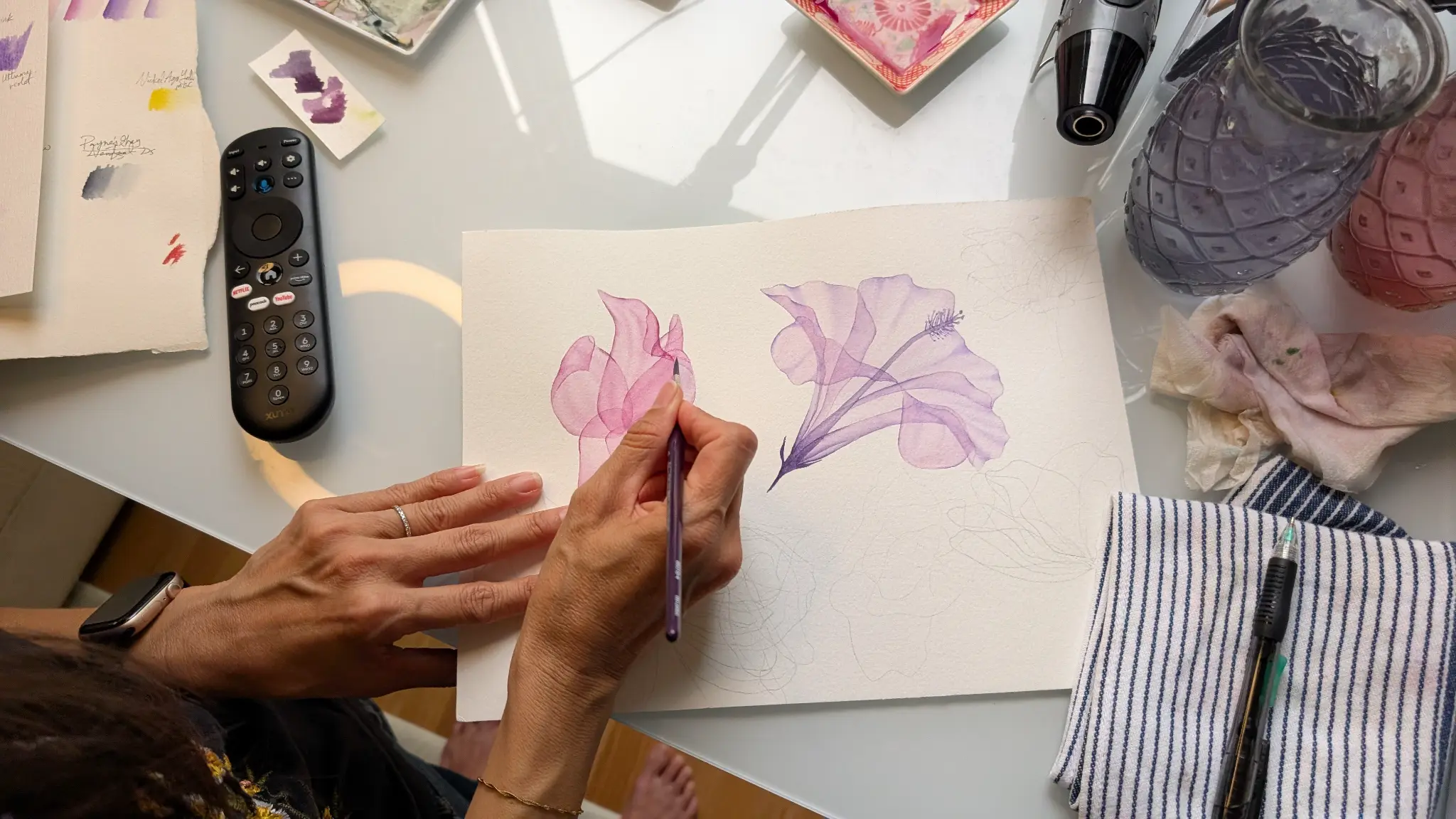 Delicate flower study